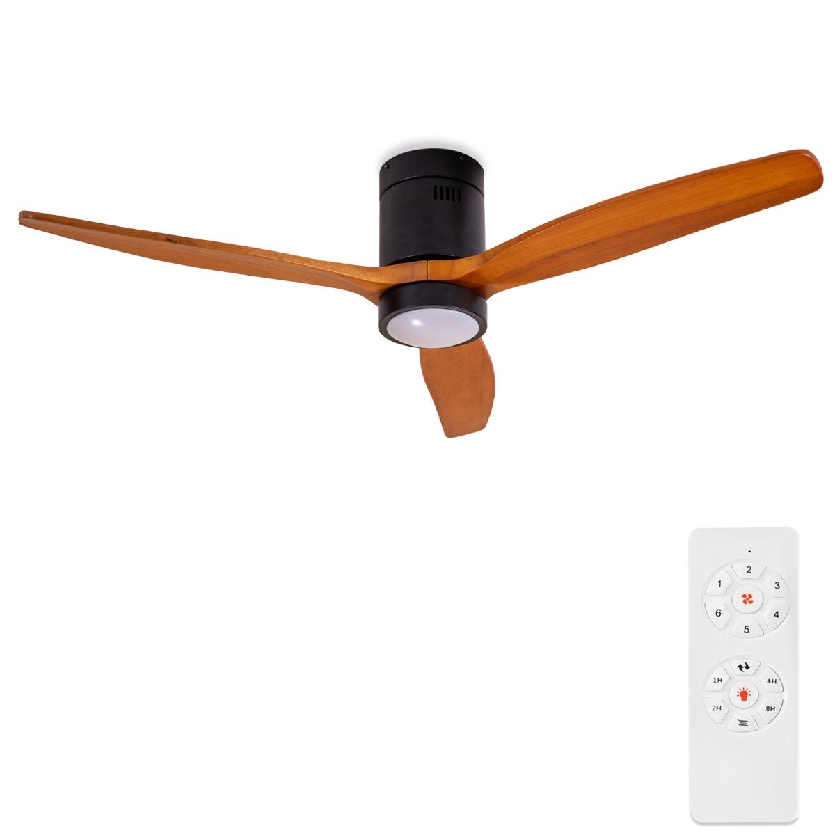 52 Inch Solid Wood Ceiling Fans with Lights