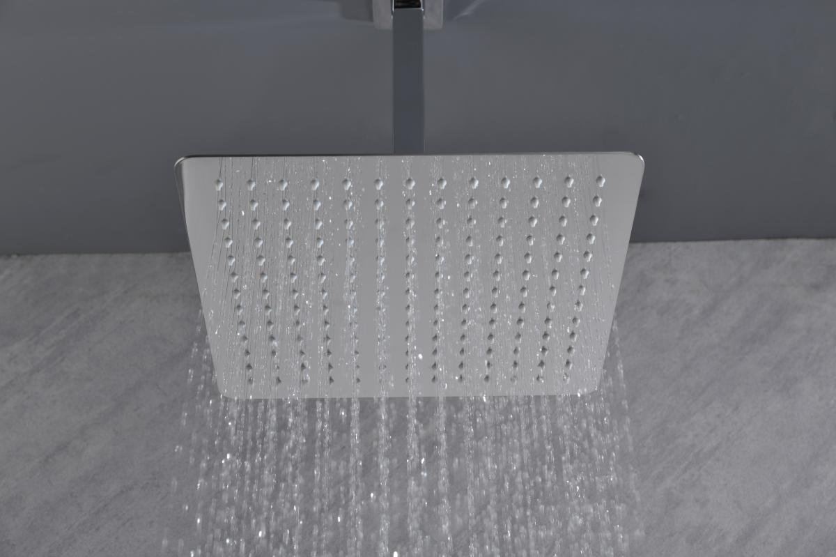 Rain Shower HeadLarge Rainfall Shower Head Made of 304 Stainless Steel - Perfect Replacement For Your Bathroom Showerhead