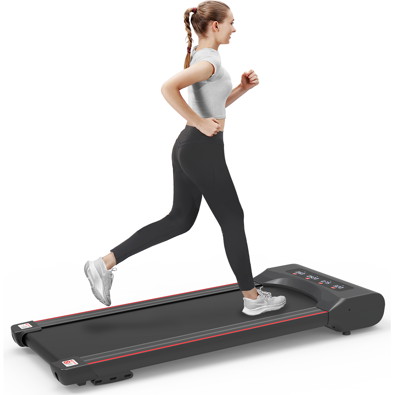 Under Desk Treadmill Machine 300 Lb Capacity Walking Pad for Home Office