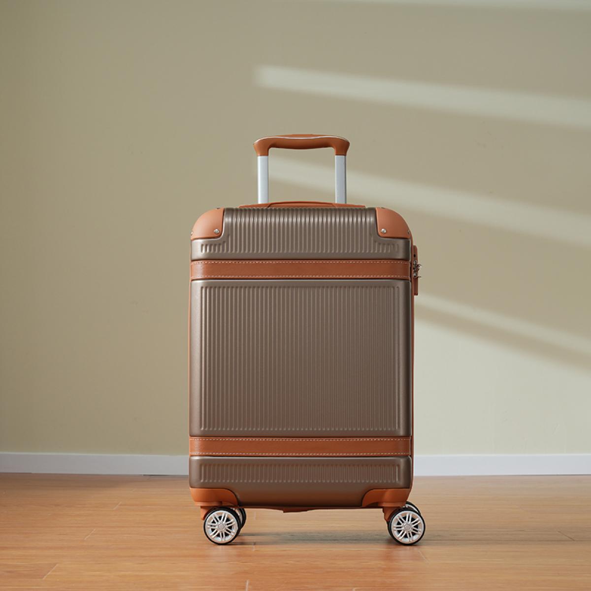 Hardshell Luggage Sets 3 Piece double spinner 8 wheels Suitcase with Tsa Lock Lightweight 20''24''28''