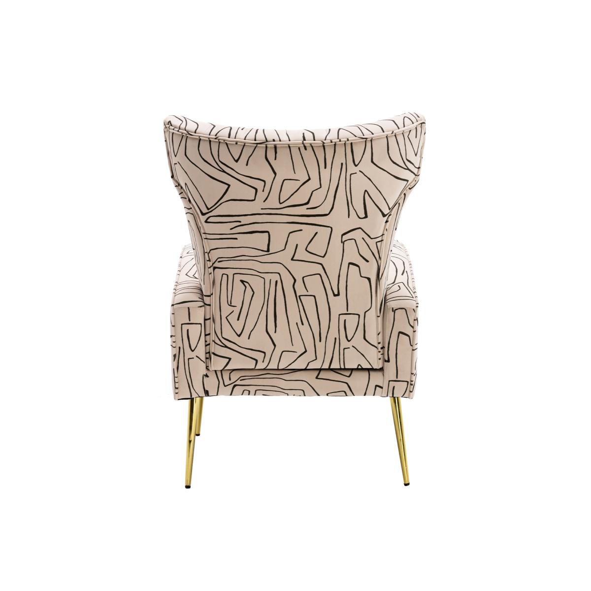 COOLMORE Accent Chair ,leisure single chair with Rose Golden feet