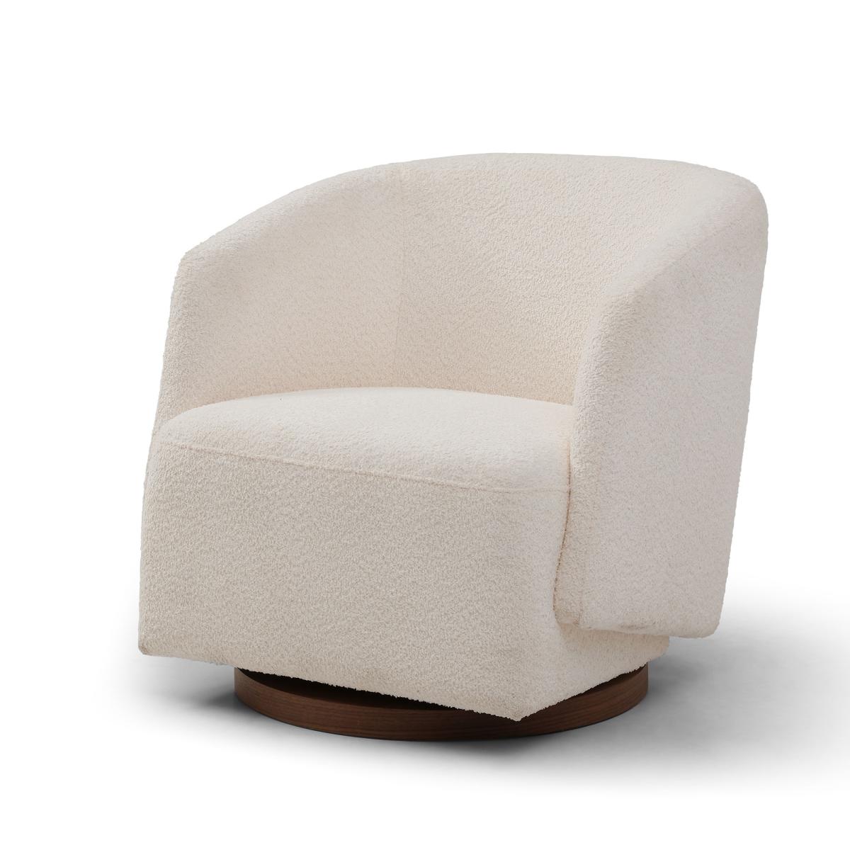 Swivel Accent Chair Armchair Round Barrel Chair for Living Room Bedroom