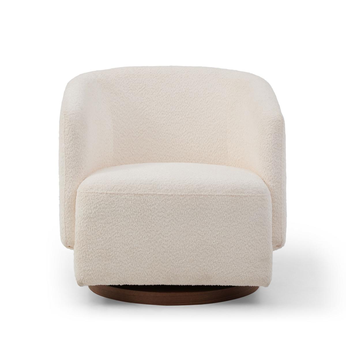 Swivel Accent Chair Armchair Round Barrel Chair for Living Room Bedroom